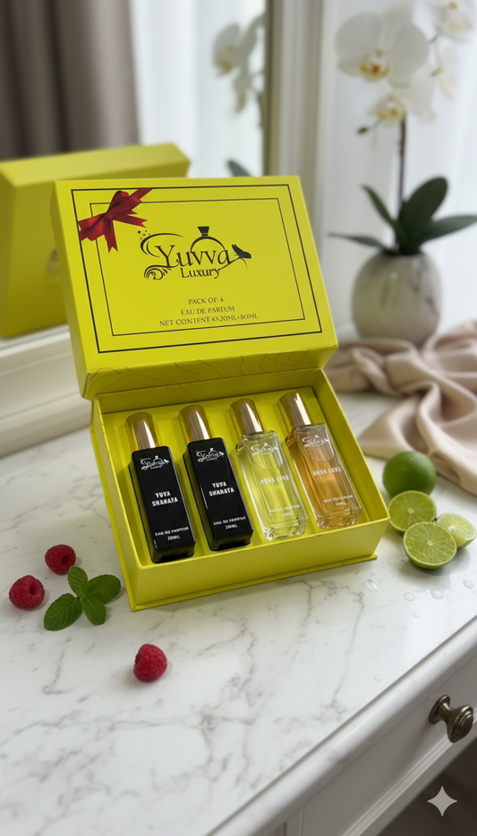 Ultimate 4-in-1 Women's Mini Perfume Combo Set (4 x 20ml)