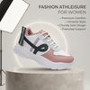 Women Pink Casual Chunky Sneakers | Lightweight Cushion Insole Ladies Outdoor Shoes