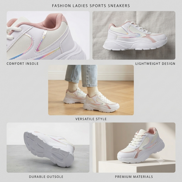 Modern Lifestyle Sneakers for Women – Everyday Style & Memory Foam Support