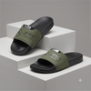 Mercedes-AMG Petronas F1 Team Motorsport Men's Comfort Slides / Slippers (Olive Green & Black)