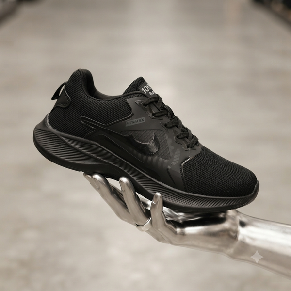 Ultra-Lightweight Sportswear Running Shoes – Sleek Black Design