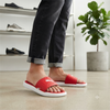 Ultra-Cushion Sport Slides for Men & Women – Red Casual Footwear