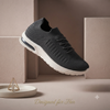 Garima Ladies Footwear - Madam-3 Lightweight Walking Shoes in Dark Grey