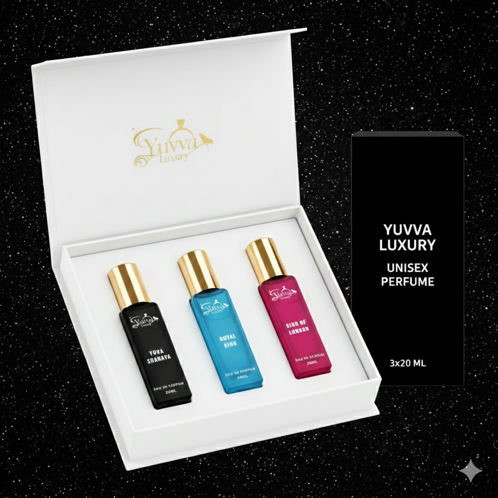 Yuvva Luxury Long Lasting Unisex Perfume Gift Set of 3