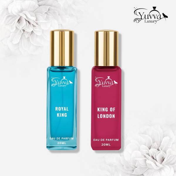 Yuvva Luxury Long Lasting Unisex Perfume Gift Set of 2
