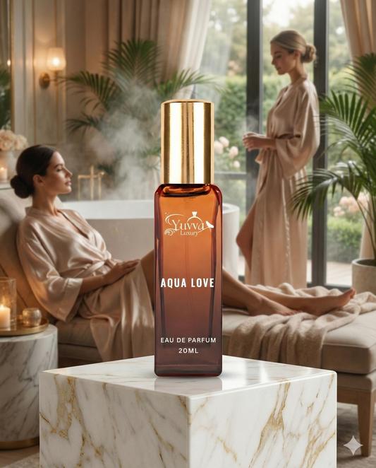 Yuvva Luxury Aqua Love: 4-in-1 Premium EDP Perfume Gift Set for Women | Long-Lasting Fresh, Floral & Woody Fragrances (4 x 20ml)