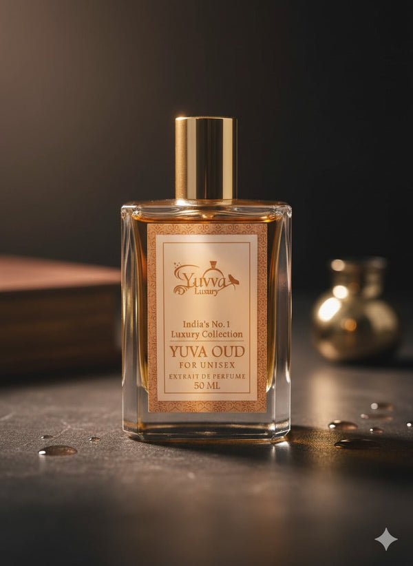 YUVVA LUXURY OUD Long Lasting Perfume | Perfume for UNISEX | EDP 50ML | Lemon, Lavender, Tonka, Mandarin & Vetiver | Woody, Citrus Premium Fragrance